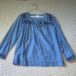 Jcrew Denim Top
